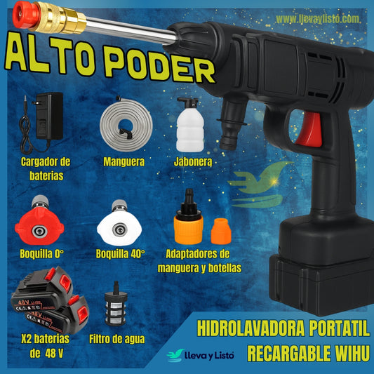WIHJU ™ | Hidrolavadora Portatil Recargable